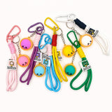 Cute Face Dumpling Wristlet Keychain ASSORTED